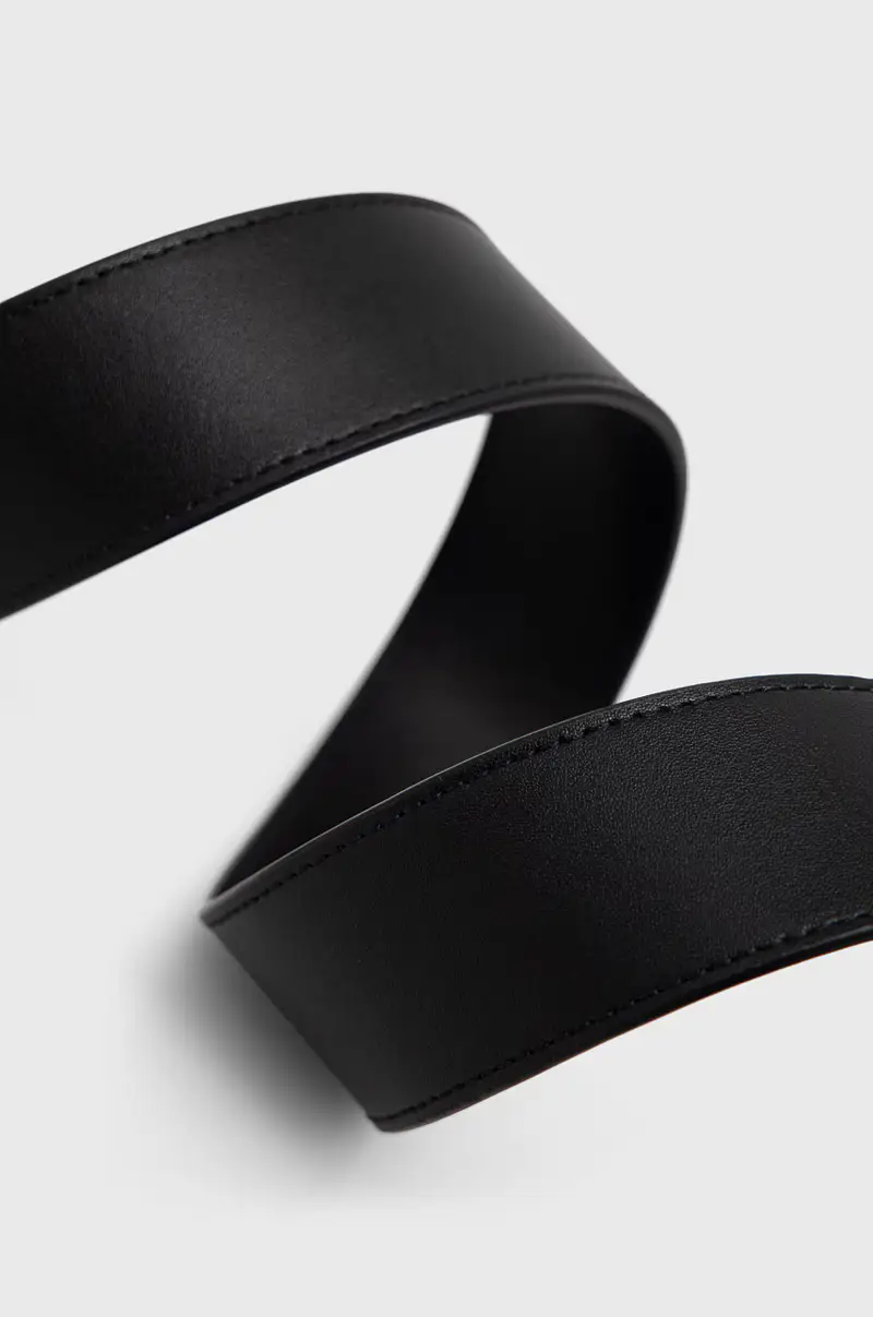 cintura in pelle donna Nero miniatura 2