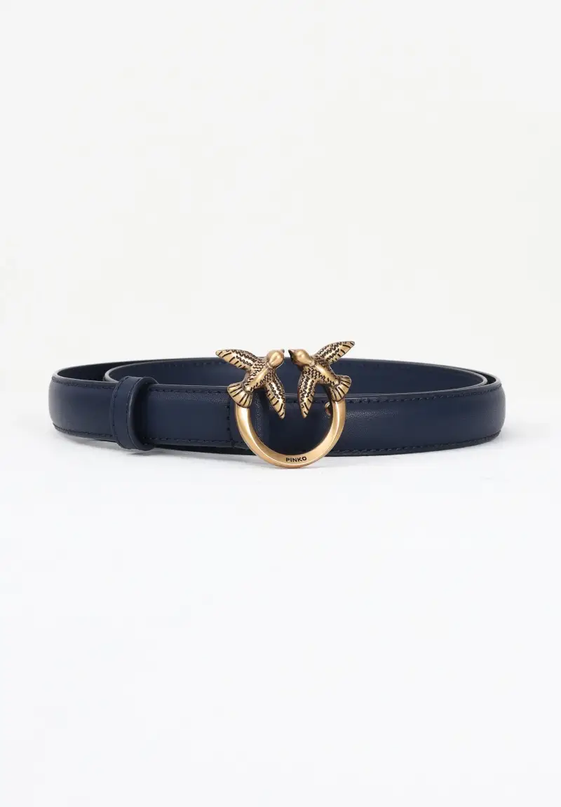 Cintura Love Birds blu da donna