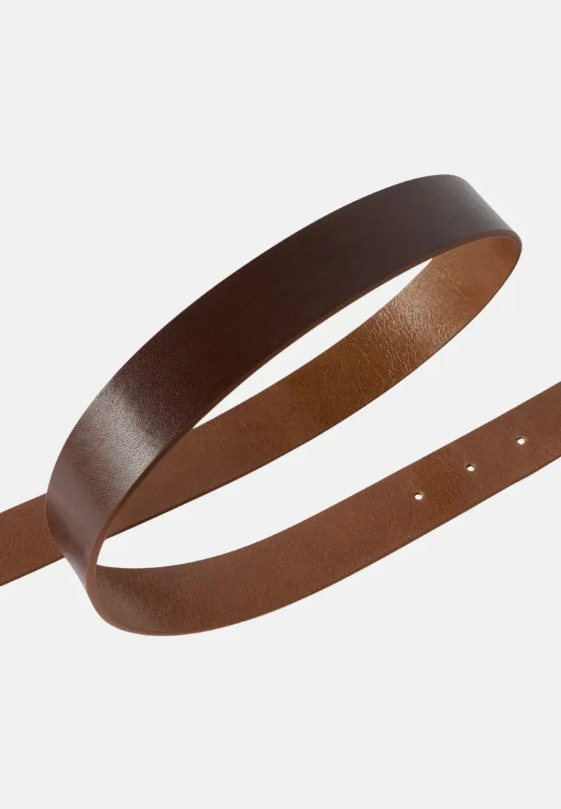 Cintura marrone da donna con pietre turchesi miniatura 3