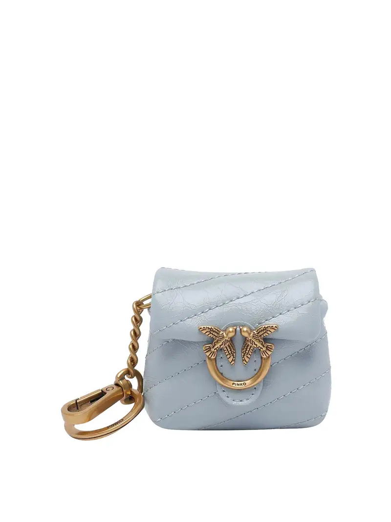 Custodia per Airpods Love Bag Puff Blu