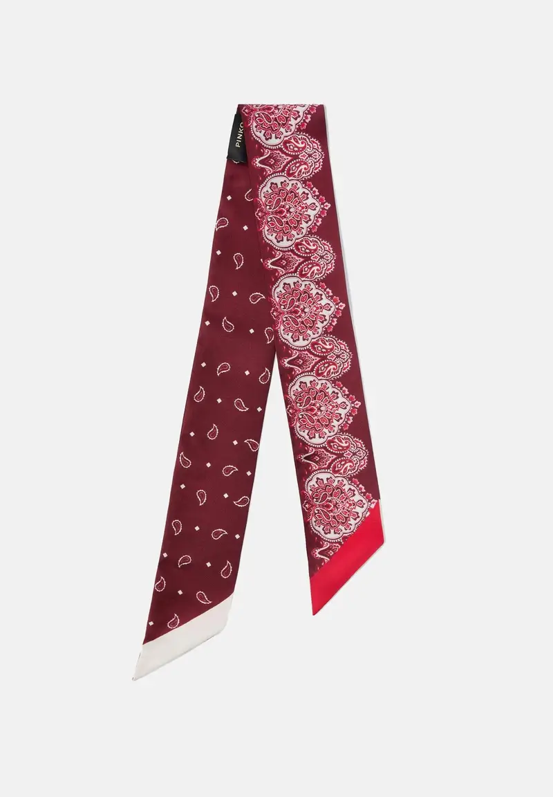 Foulard POGO bordeaux da donna miniatura 2