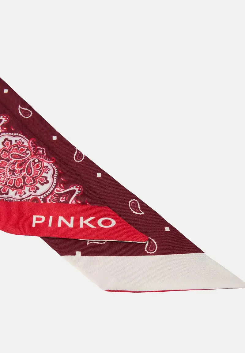Foulard POGO bordeaux da donna miniatura 3