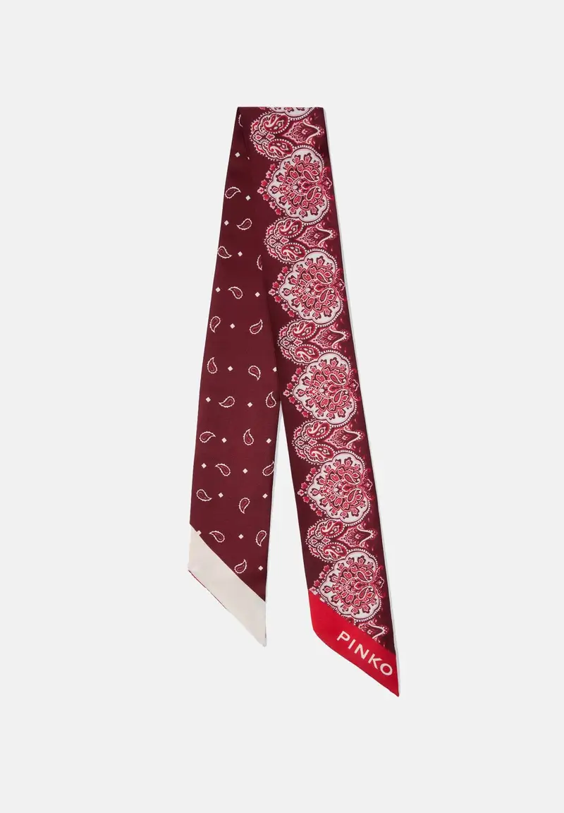 Foulard POGO bordeaux da donna