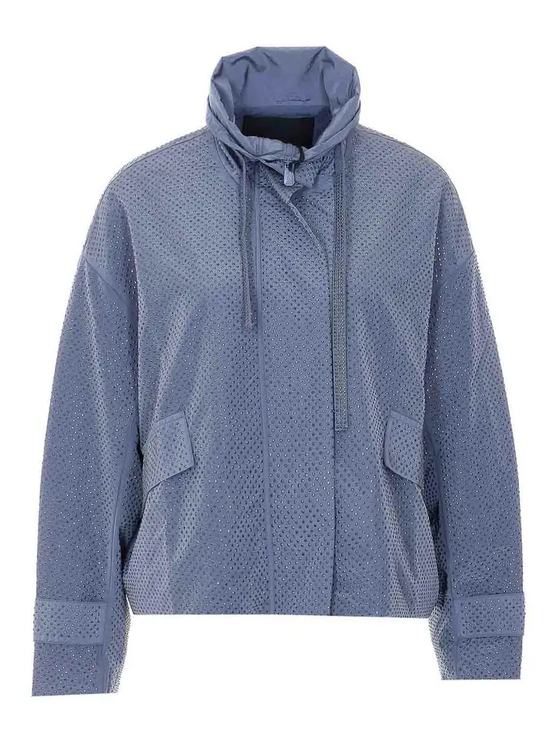 Giacca Babette Grigia Con Chiusura Zip Grigio