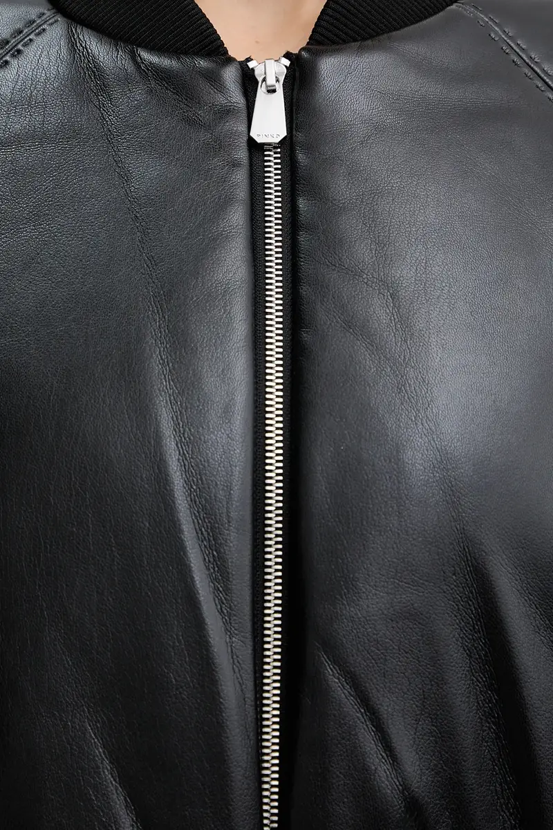 giacca bomber colore nero 105372 A2P4 miniatura 5