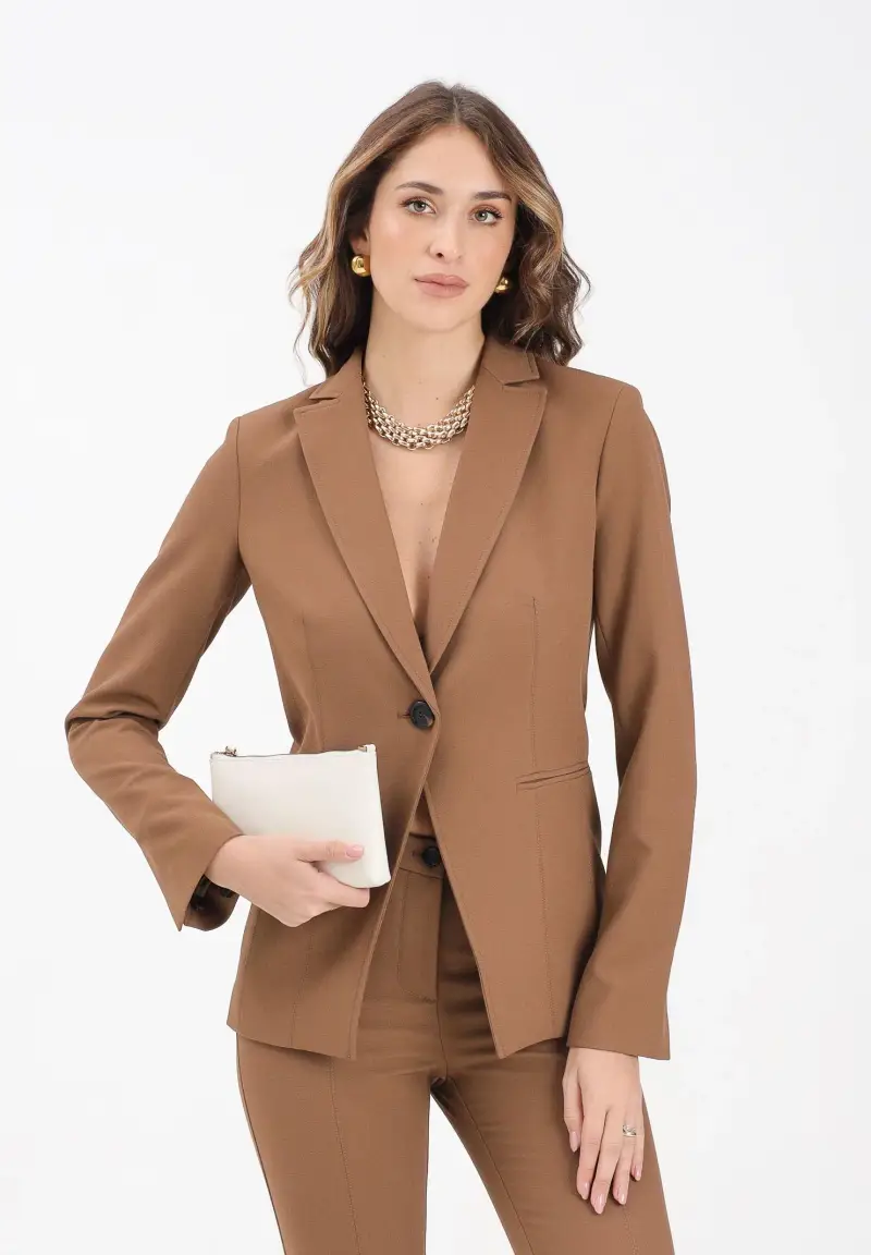 Giacca cammello da donna miniatura 2