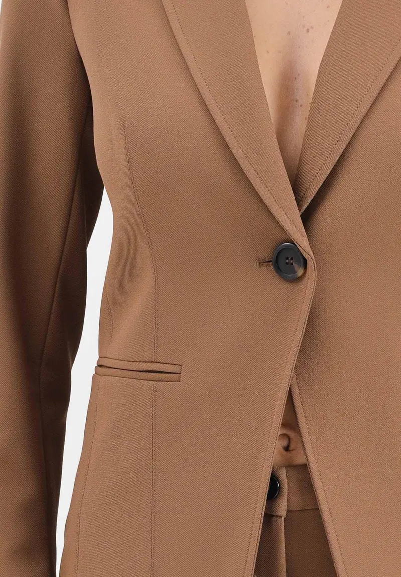 Giacca cammello da donna miniatura 3