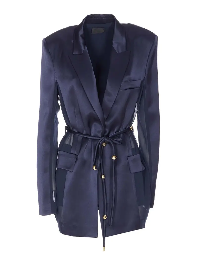 Giacca Carillon Blu Con Chiusura Con Bottoni