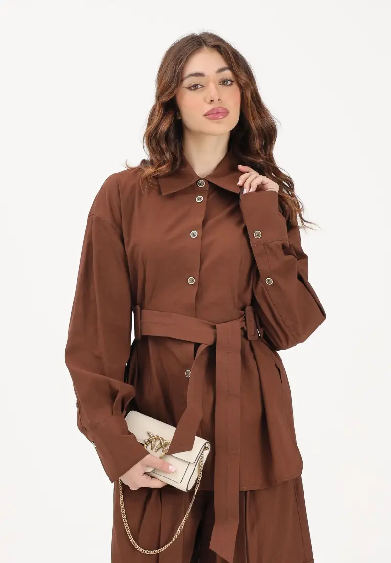 Giacca CHERYL marrone da donna miniatura 2