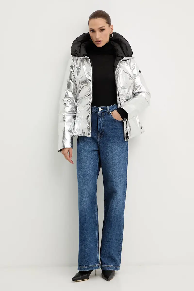 giacca colore argento 106019 A2ZD miniatura 2