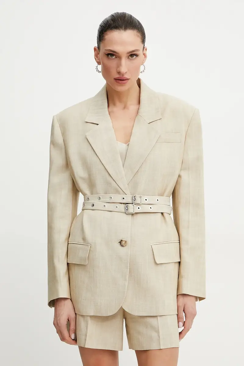 giacca colore beige 104887 A2EJ