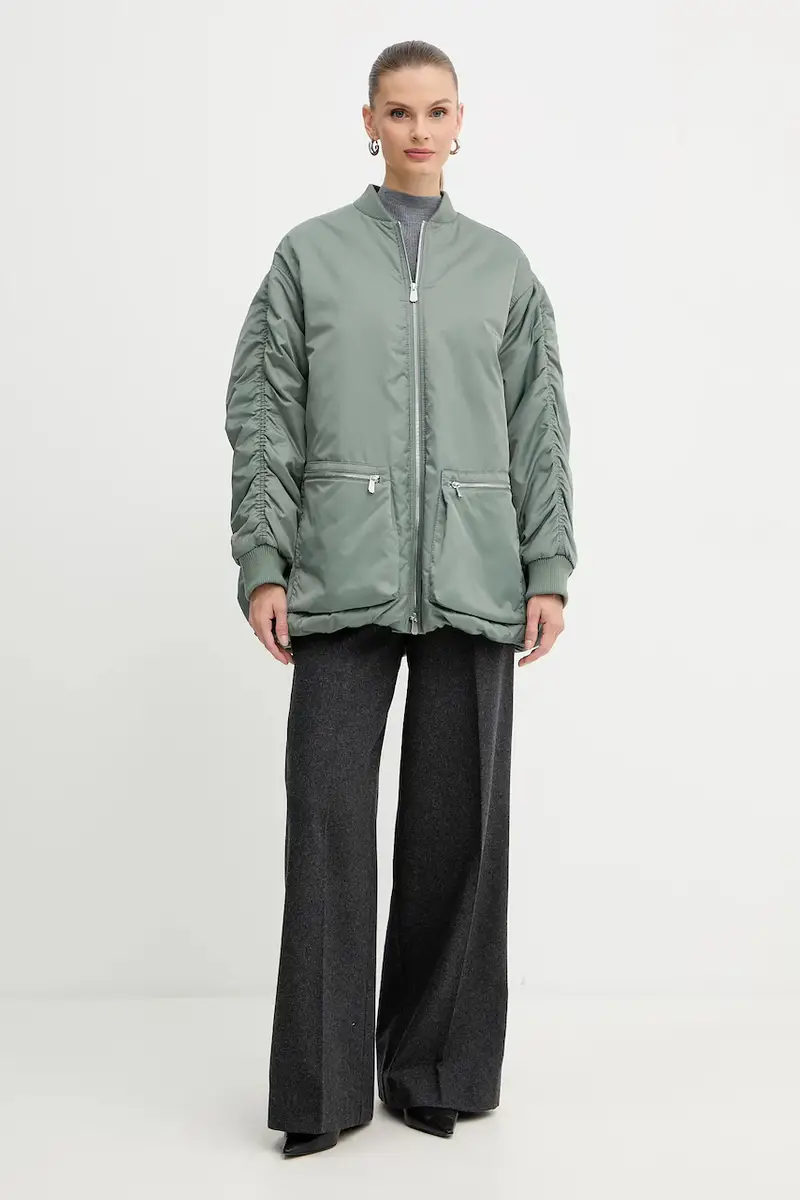 giacca colore verde 105340 A2OL miniatura 2