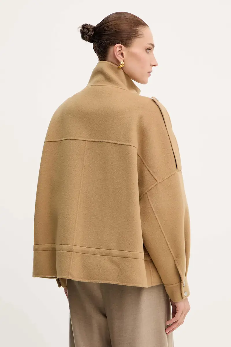 giacca con lana Verde miniatura 3