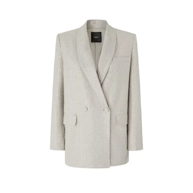 giacche donna pinko - deledda giacca tinto filo full - grigio GRAY