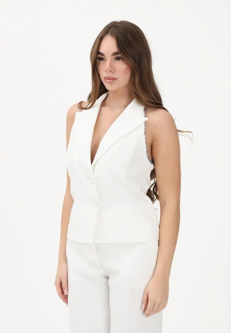 Gilet bianco da donna