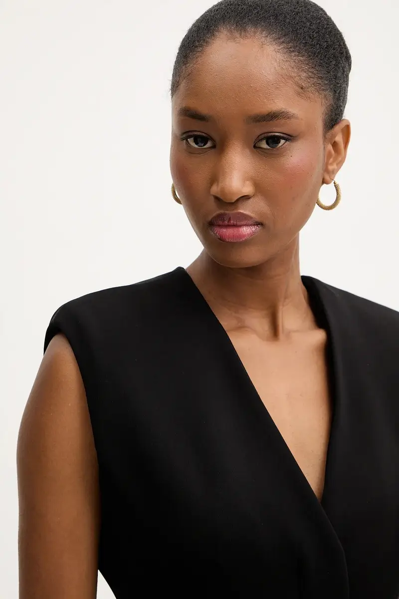 gilet colore nero 106070 A04I miniatura 5