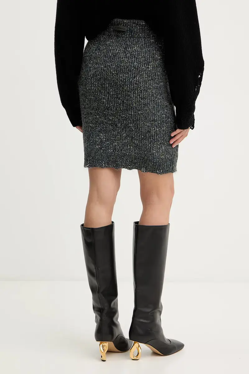 gonna colore blu navy 105970 A2YB miniatura 3