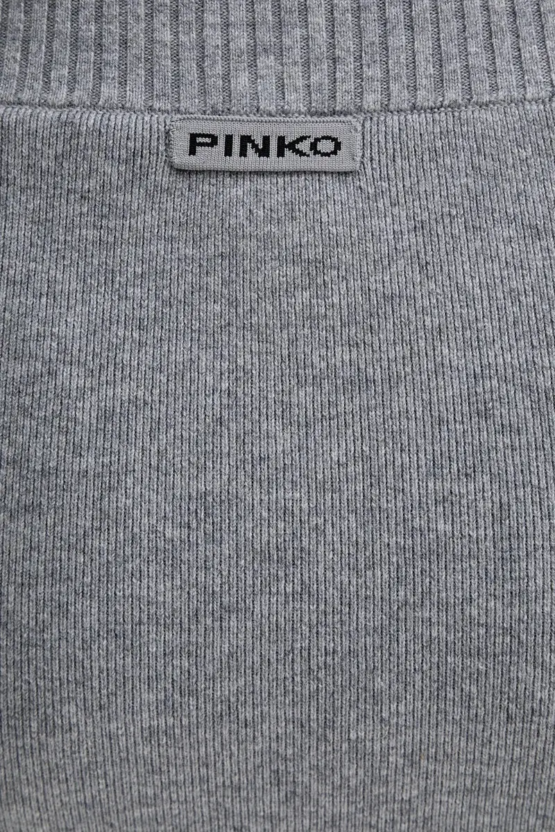 gonna con lana colore grigio 105489 A2Q9 miniatura 4