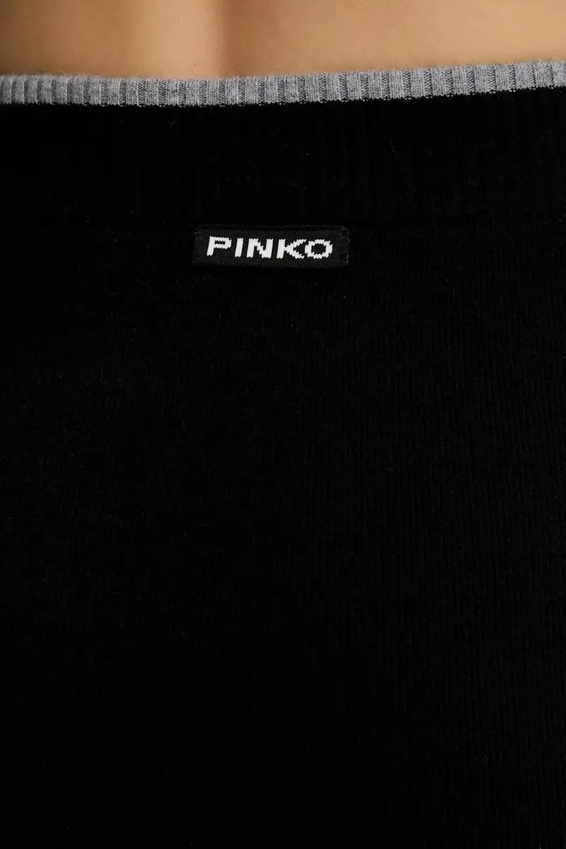 gonna con lana colore nero 105489 A2Q9 miniatura 4