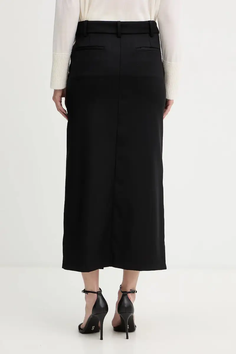 gonna con lana colore nero 106134 A30C miniatura 3