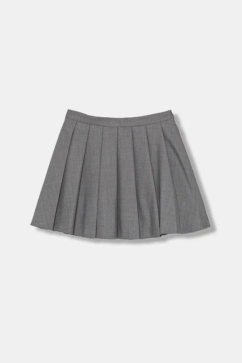 gonna con lana per bambini colore grigio KFGO011.C.ML025 miniatura 2