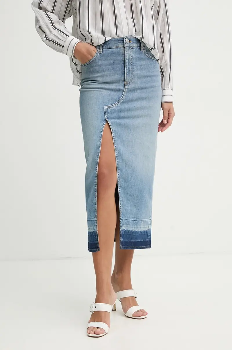 gonna di jeans colore blu 104628 A2EA