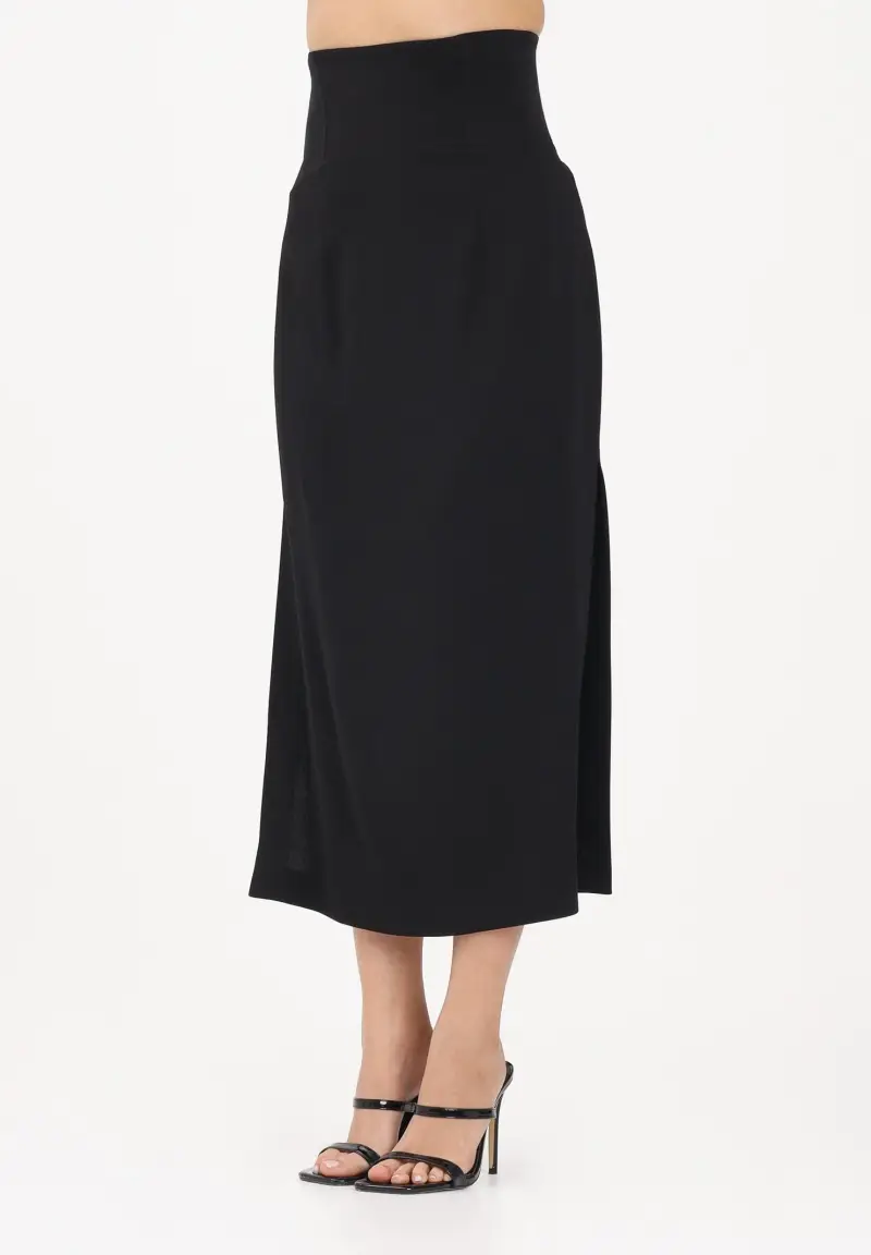 Gonna midi nera da donna