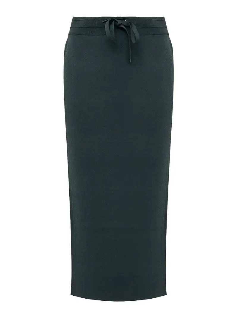 Gonna Pantelleria Con Logo Verde