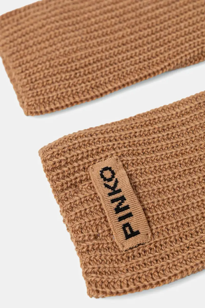 guanti con lana colore marrone 105997 A2Z4 miniatura 2