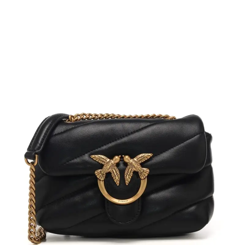 love bag baby puff maxi quilt nero