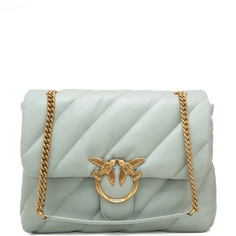 love bag big puff maxi quilt grigio perla