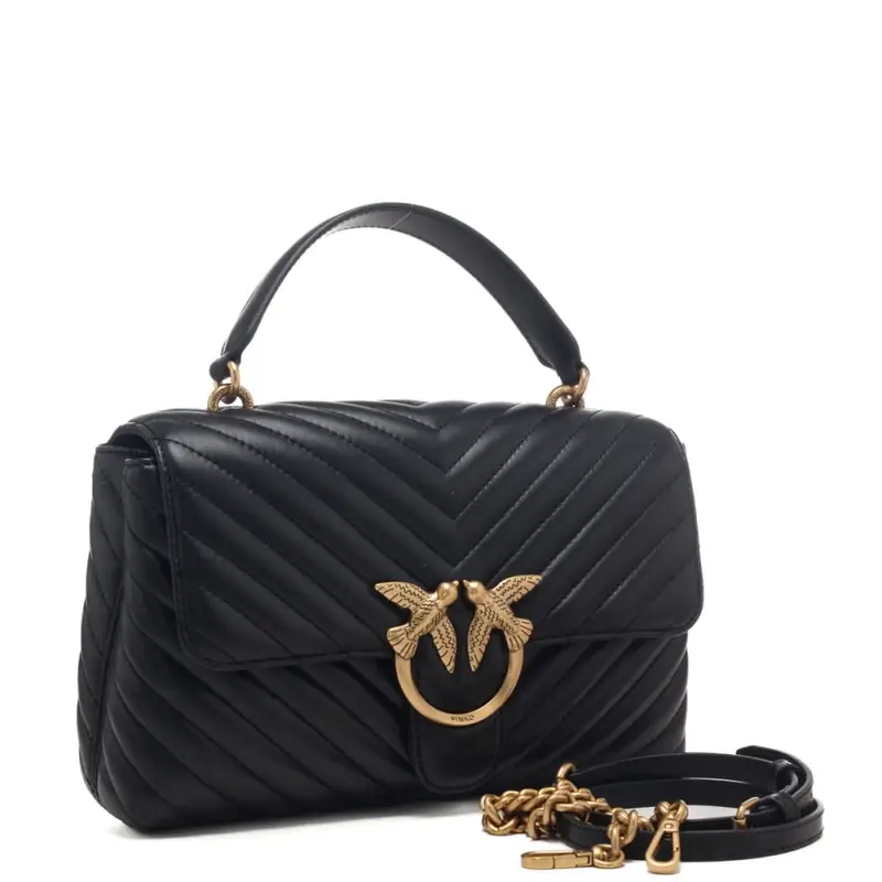 Pinko love bag lady puff classic nero miniatura 2