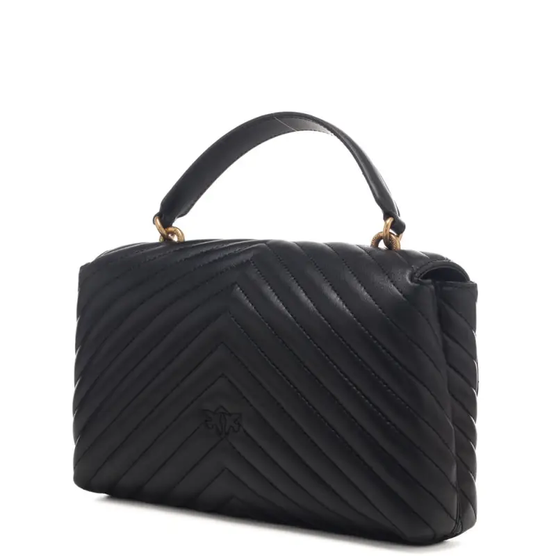 Pinko love bag lady puff classic nero miniatura 3