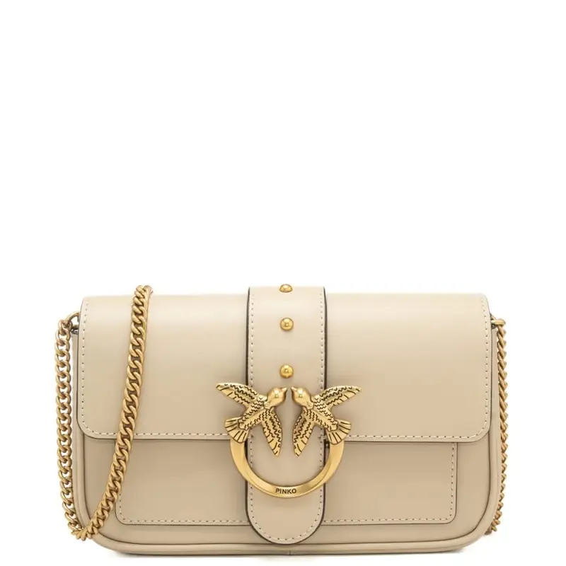 love bag one pocket beige grigio fumo