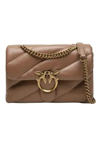 Pinko, LOVE CLASSIC PUFF CL SHEEP NAP Donna, D01Q_BISCOTTO ZENZERO