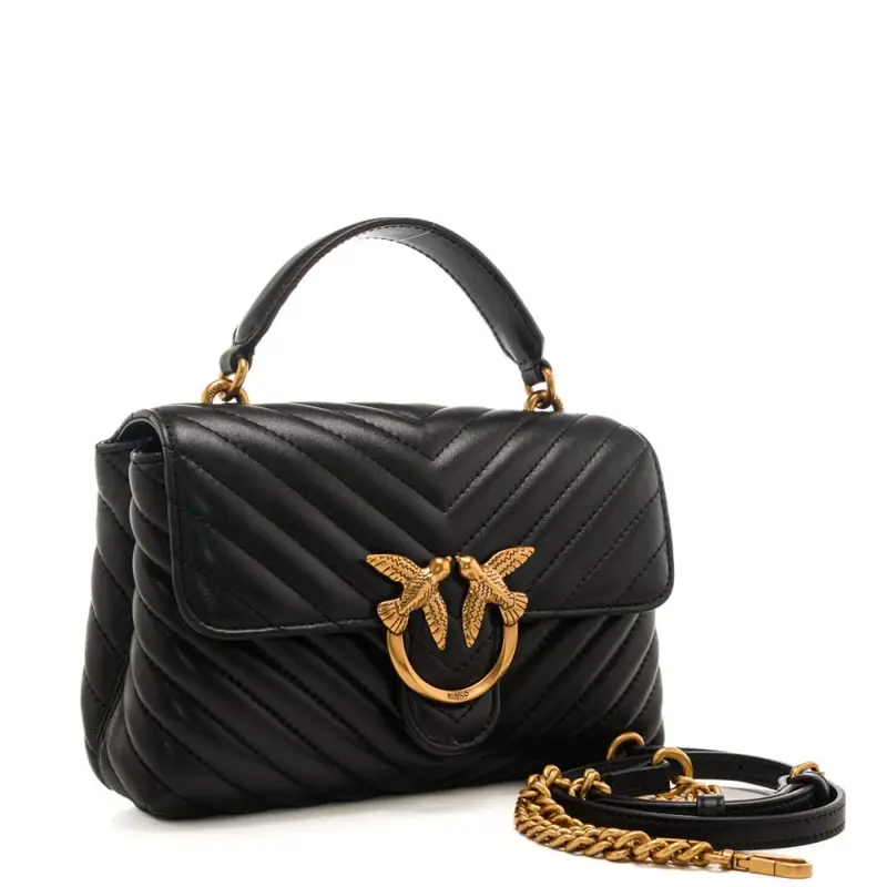 love lady puff mini nero oro miniatura 2