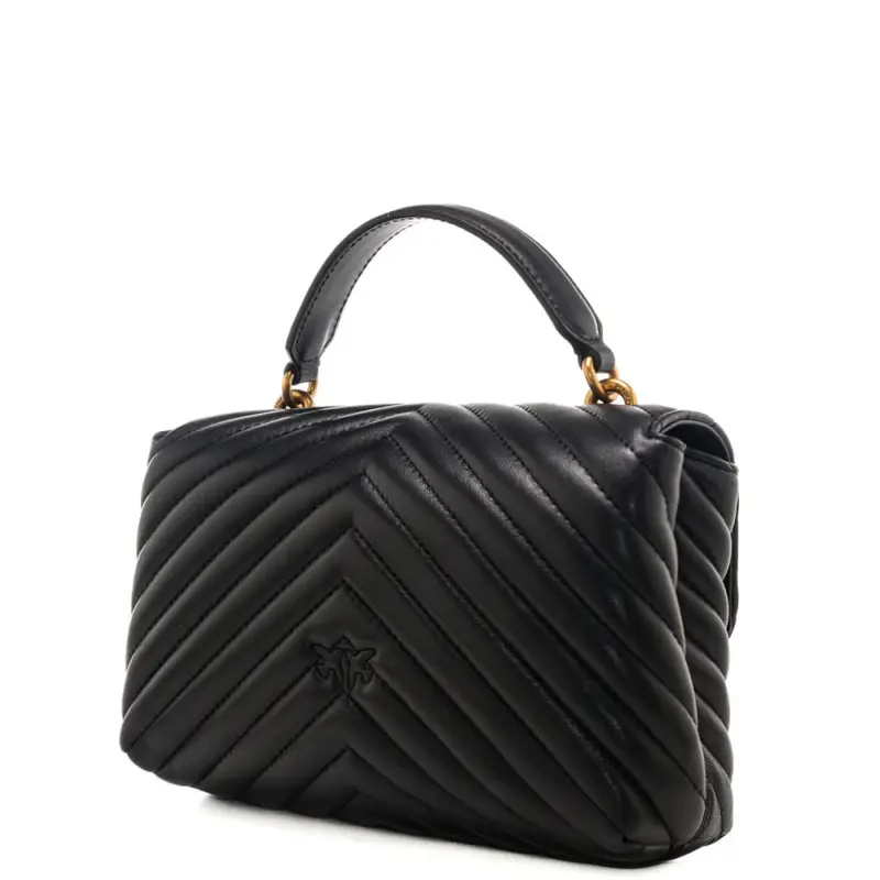 love lady puff mini nero oro miniatura 3