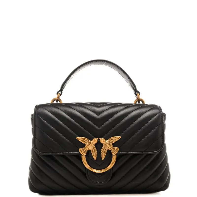 love lady puff mini nero oro