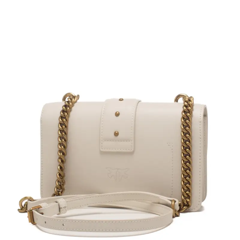 love one mini in pelle avorio oro miniatura 3