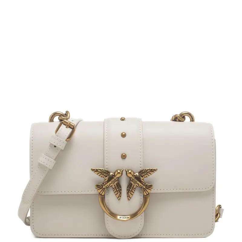 love one mini in pelle avorio oro