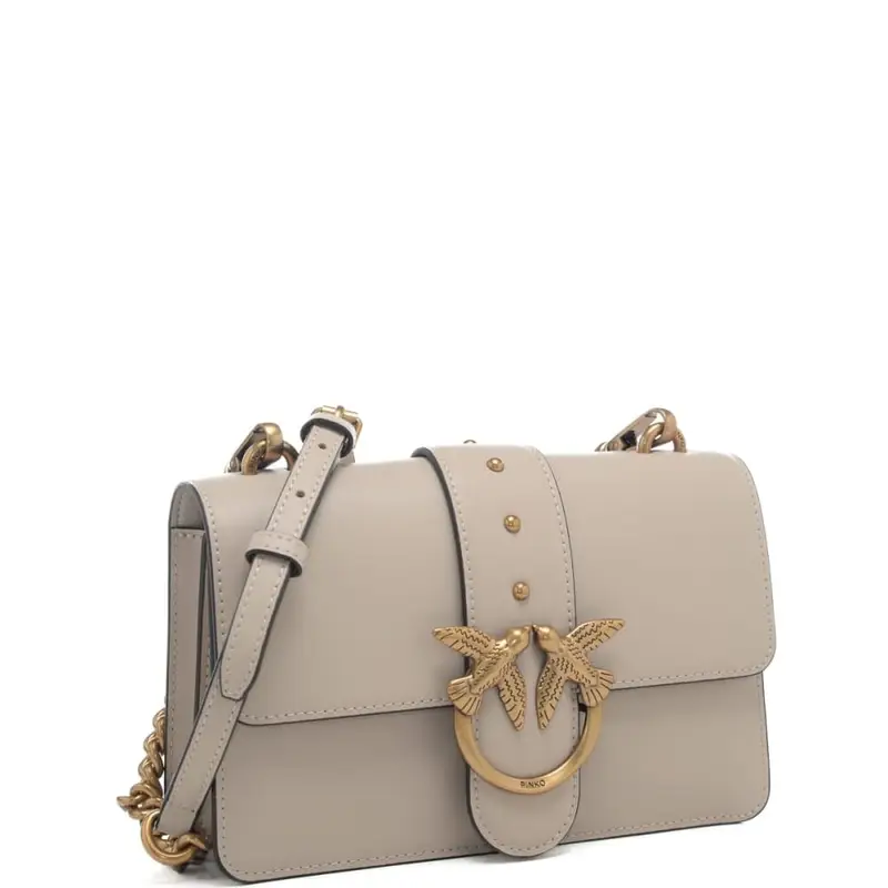 love one mini in pelle beige miniatura 2