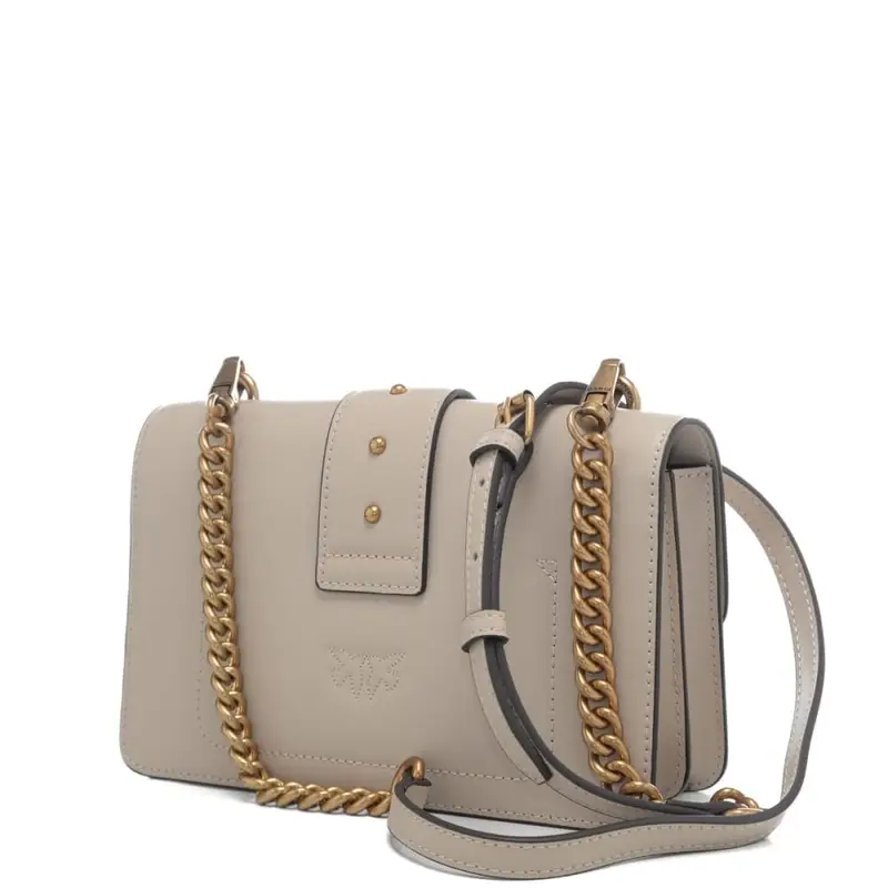 love one mini in pelle beige miniatura 3
