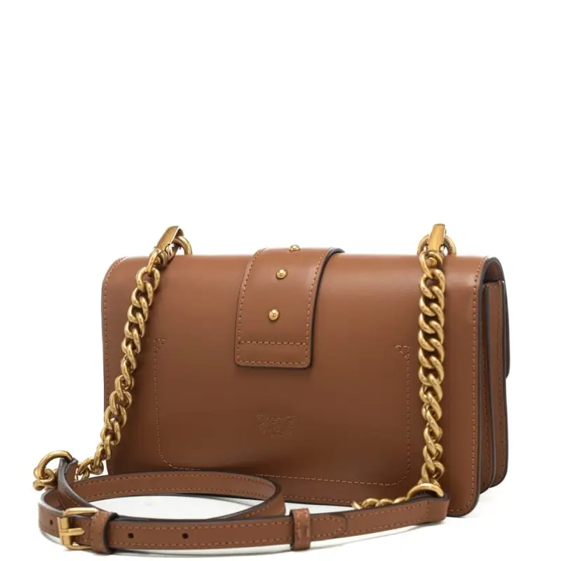 love one mini in vera pelle marrone miniatura 2