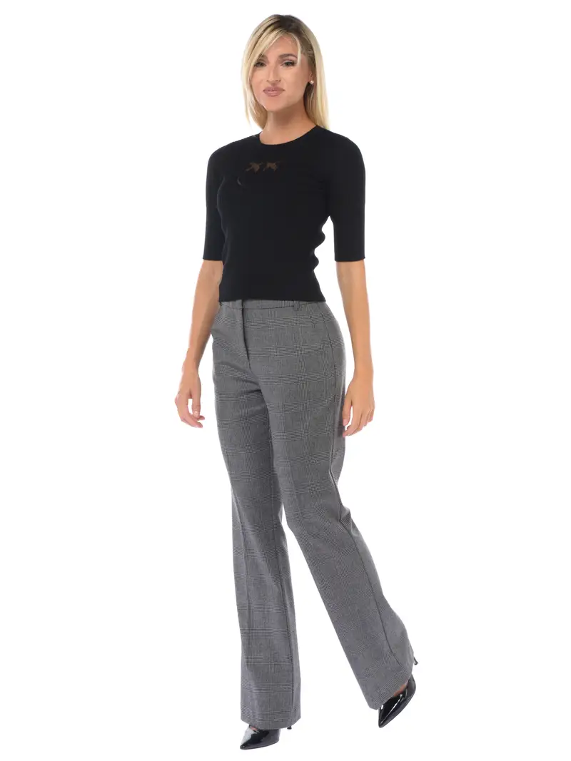 maglia da donna Pinko in lana con logo NERO miniatura 2