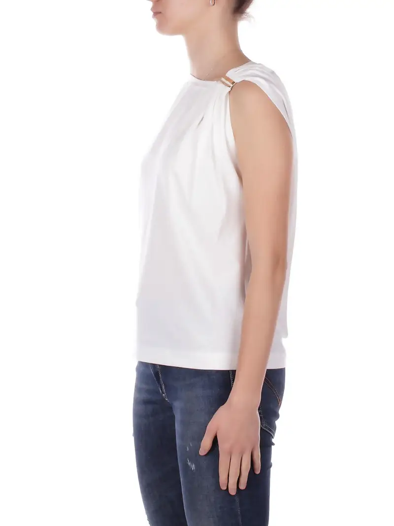 Maglia Donna PINKO Bianco Melody maglia jersey cotone miniatura 2