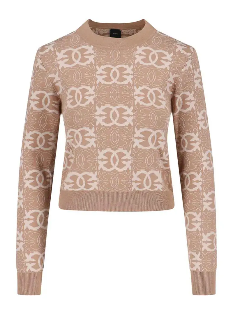 Maglia Love Birds Marrone