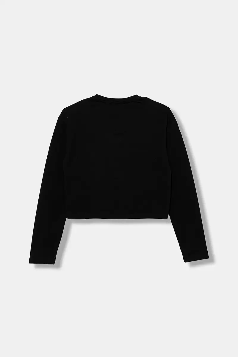 maglietta a maniche lunghe per bambini colore nero KFTS029.C.JE013 miniatura 2