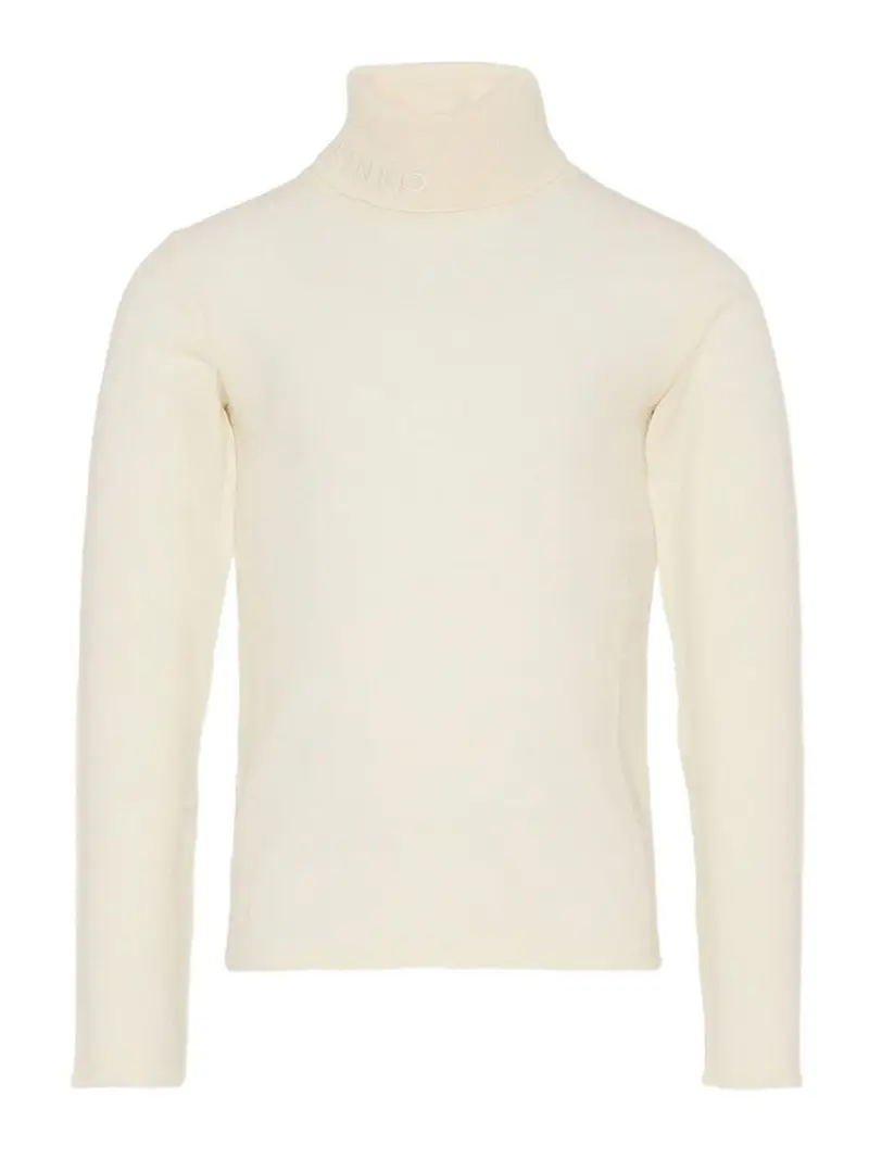 Maglione A Collo Alto Bianco