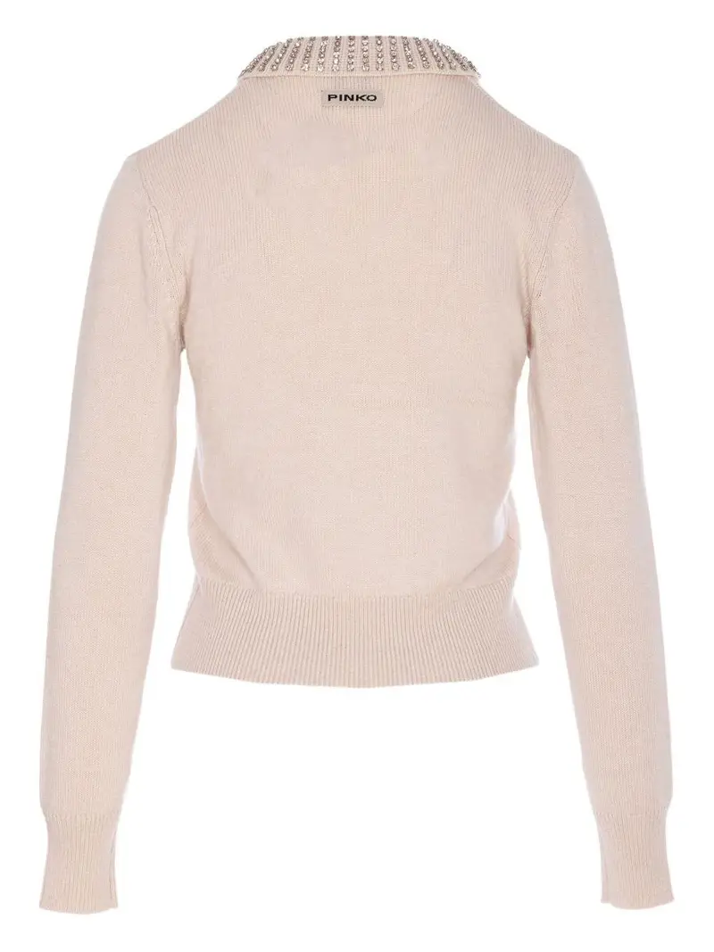 Maglione argento con cristalli miniatura 3