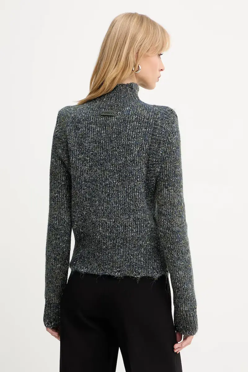 maglione donna colore blu 105968 A2YB Grigio miniatura 3